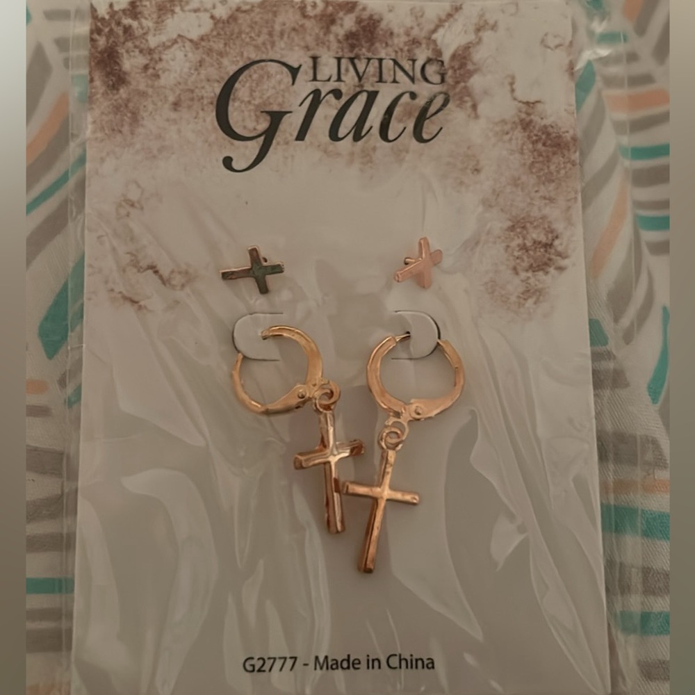 Cross Earrings